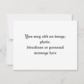 Invitations de mariage ou partie tropicales de (Dos)