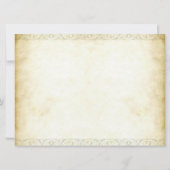 Invitations de mariage PARIS (Dos)