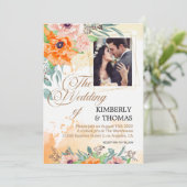 Invitations de mariage personnalisées (Debout devant)