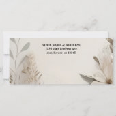 Invitations de mariage personnalisées élégantes (Dos)