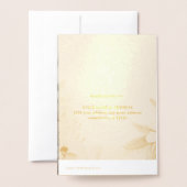 Invitations de mariage personnalisées élégantes (Derrière avec enveloppe)