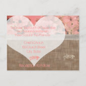 Invitations de mariage Petunia (Dos)