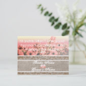 Invitations de mariage Petunia (Debout devant)