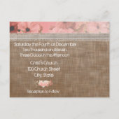 Invitations de mariage Petunia (Dos)