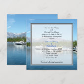 Invitations de mariage photo paysager. Grand Teton (Devant / Derrière)