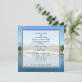 Invitations de mariage photo paysager. Grand Teton (Debout devant)