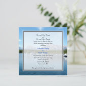 Invitations de mariage photo paysager. Grand Teton (Debout devant)