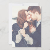 Invitations de mariage photo transparentes (Dos)