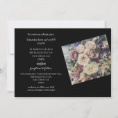 Invitations de mariage Photos et Sepia Steampunk (Dos)