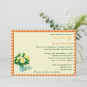 invitations de mariage, plaids de style pays (Debout devant)