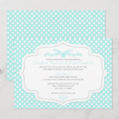 Invitations de mariage Poka Dot (Devant / Derrière)