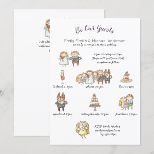 Invitations de mariage pour animaux capricieux