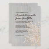 Invitations de mariage pour bébés Vintage (Devant / Derrière)