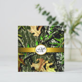 Invitations de mariage pour camo de recherche de m (Debout devant)