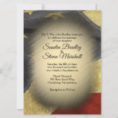 Invitations de mariage pour drapeau américain vint (Devant)