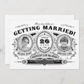Invitations de mariage pour enfants| Rétro Vintage (Devant / Derrière)