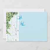 Invitations de mariage pour Inséparable vintage Bi (Dos)