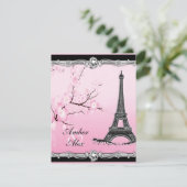 Invitations de mariage pour la tour Eiffel parisie (Debout devant)