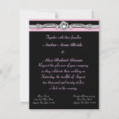 Invitations de mariage pour la tour Eiffel parisie (Dos)