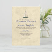Invitations de mariage pour les anciens bateaux (Debout devant)