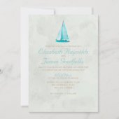 Invitations de mariage pour les bateaux de campagn (Devant)