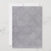 Invitations de mariage pour les damas blancs (Dos)