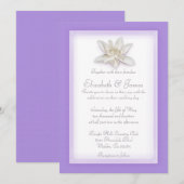 Invitations de mariage pour les prêteurs (Devant / Derrière)