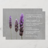 Invitations de mariage pour les prêteurs (Devant / Derrière)