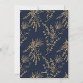 Invitations de mariage pour les vacances d'hiver v (Dos)