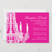 Invitations de mariage pour lustre classique (Dos)