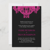Invitations de mariage pour lustre classique (Devant)
