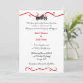 Invitations de mariage pour moto (Debout devant)