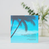 Invitations de mariage pour palmiers (Debout devant)