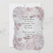 Invitations de mariage printemps élégant Mauve (Dos)