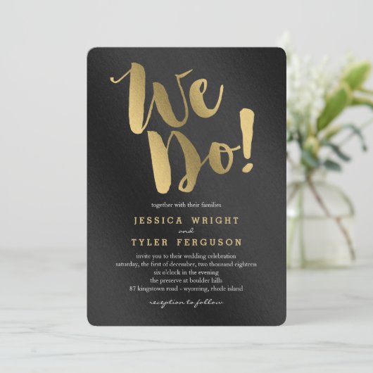 Invitations de mariage prometteuses (Debout devant)