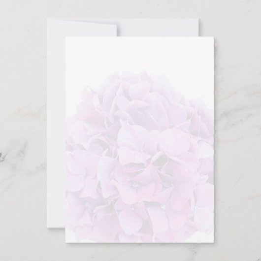 Invitations de mariage Purple hydrangea (Dos)