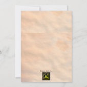 Invitations de mariage Red Rose (Dos)