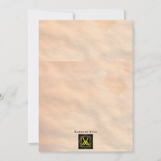 Invitations de mariage Red Rose (Dos)