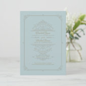 Invitations de mariage Régence Coquille d'oeuf de  (Debout devant)