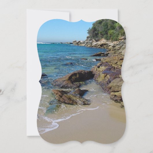 Invitations de mariage Rocky Beach (Dos)