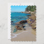 Invitations de mariage Rocky Beach (Dos)