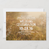invitations de mariage romantique (Devant)