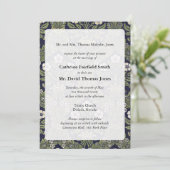 Invitations de mariage royal floral (Debout devant)