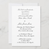 Invitations de mariage rustique (Devant)
