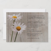 Invitations de mariage rustique (Devant)