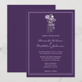 Invitations de mariage rustique de Mason Jar (Devant / Derrière)