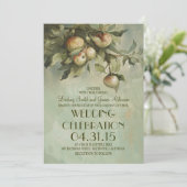 Invitations de mariage rustique de pommier (Debout devant)