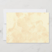 Invitations de mariage Rustique en chute Feuille (Dos)