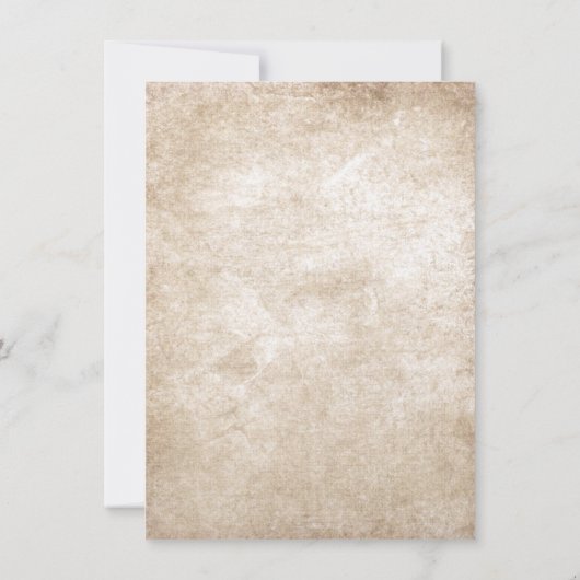 Invitations de mariage rustique et élégantes pour  (Dos)