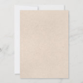 Invitations de mariage rustique vintage (Dos)